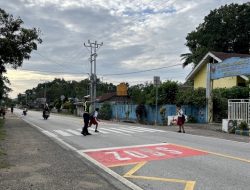 Personel Sat Lantas Polres Sumba Barat Laksanakan Gatur Pagi di Lingkungan Sekolah