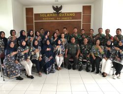 Danramil Berikan Pengarahan, Anggota TNI Dan Persit Ranting 05 Koramil 04/Jebres