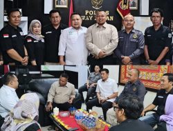 Pererat Sinergi, Pengurus SMSI Way Kanan Silaturahmi ke Kapolres AKBP Didik Kurnianto