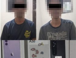 Curat di Way Kanan, Polsek Way Tuba Ringkus Dua Pelaku Curi Enam HP Berbagai Merek di Bandar Sari