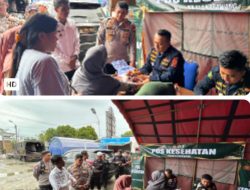 Kabid Humas Polda Jabar Tinjau Posko Kesehatan Biddokkes di Lokasi Banjir Karangligar