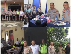 Kunjungi Polsek Jajaran, Kapolres Way Kanan Dorong Anggota Jauhi Pelanggaran