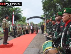 Kunjungan Menhan RI Didampingi Pangdam IX/Udayana, Beri Motivasi Prajurit Yonif TP 877/Biinmaffo