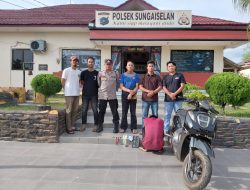 Residivis Baru Sebulan Bebas Kembali Ditangkap Terlibat Kasus Curanmor di Sungaiselan