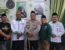 Kapolres Way Kanan Silaturahmi Dengan Ketua PCNU, Jalin Sinergi Ciptakan Kamtibmas Kondusif