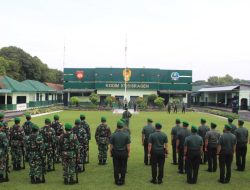 Kodim Rutin Gelar Upacara Mingguan untuk Tingkatkan Disiplin dan Jiwa Korsa Prajurit