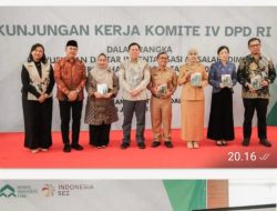 Bupati Kendal Menerima Kunjungan Kerja Ketua DPD RI Sultan Baktiar Najamudin Bersama Komite IV DPD RI di Politeknik Furniture Kawasan Industri Kendal (KIK)