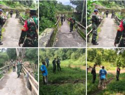 Survei Jembatan di Mojosongo, Babinsa dan Zidam IV/Diponegoro Siapkan Akses Vital untuk Warga