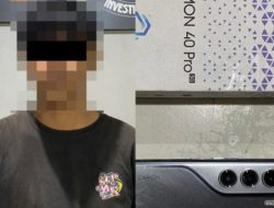 Satreskrim Polres Way Kanan Amankan Pelaku Curi Handphone di Gardu Setia Negara