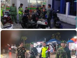 Sinergi Babinsa dan Warga, Patroli Malam Jaga Kondusifitas Desa Klewor