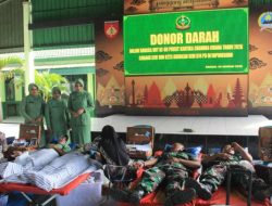 Peringati HUT Ke-80, Persit Kodim Sragen Tebar Cinta Melalui Donor Darah