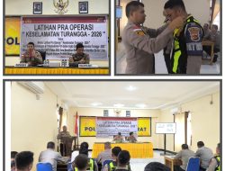 Kapolres Sumba Barat Pimpin Latihan Pra Operasi Keselamatan Turangga 2026