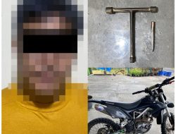 Polisi Ringkus Diduga Pelaku Curat Motor di PT. Uway Negeri Perdana Banjit
