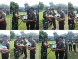 Dandim 0735/Surakarta Dukung Aktivitas Prajurit Lewat Sepatu Aerobik