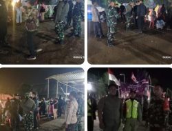 Patroli Wilayah, TNI-Polri Perkuat Keamanan Desa Tawangsari