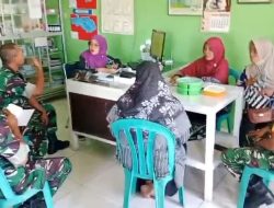 Babinsa Lakukan Pendataan Akurat Balita, Ibu Hamil dan Menyusui Guna Mendukung Program MBG