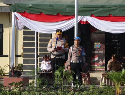Wakapolres Sergai Pimpin Apel Gelar Pasukan Operasi Keselamatan Toba 2026