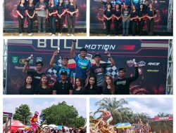 Kapolres Cup Grasstrack II Madina 2026 Manjakan Penonton, Crosser Sajikan Trik dan Teknik Mempesona